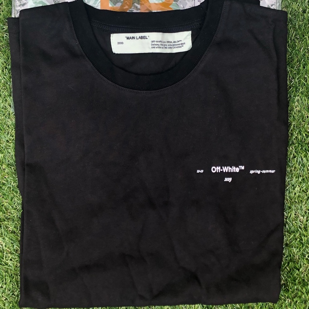 OFF-White “Diag” T shirt.